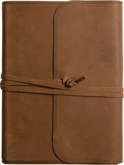 ESV Journaling Bible, Interleaved Edition Natural Leather, Brown, Flap with Strap