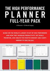 High Performance Planner Full-year Pack: 6 Planners = 12-month Supply